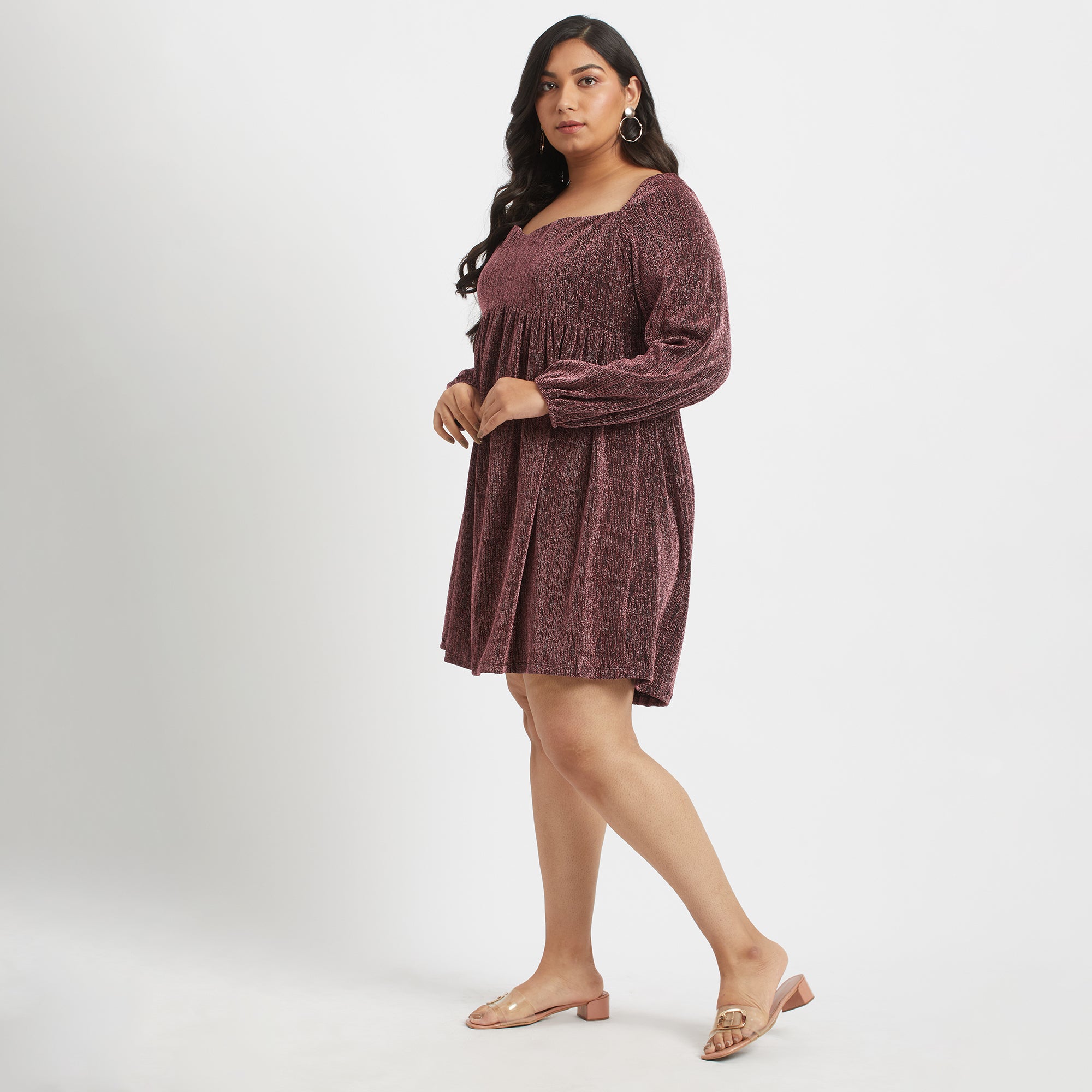 Sweet Serenade Short Dress For Plus Size Women