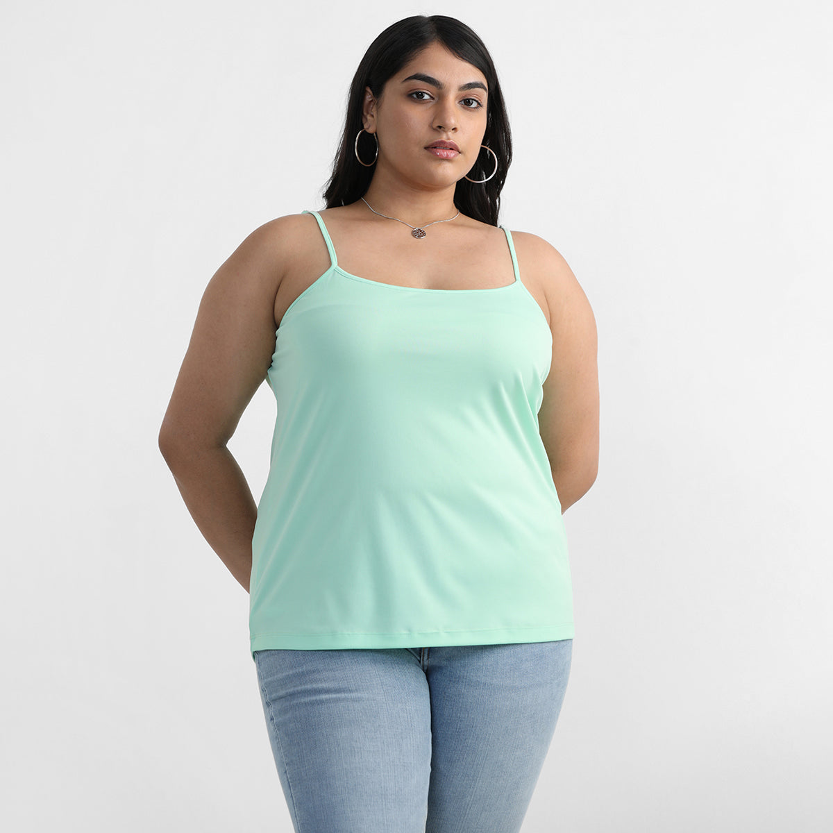 Plus Size Mint Camisole 