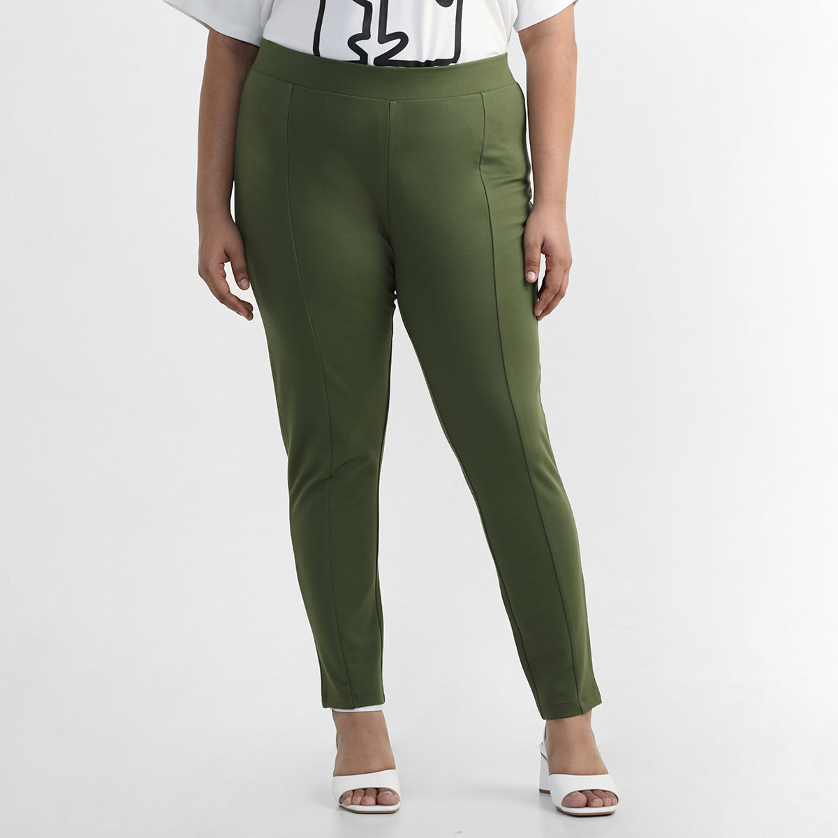 Curves and Chill Legging Set | Khaki (Plus) – In The Starz Boutique