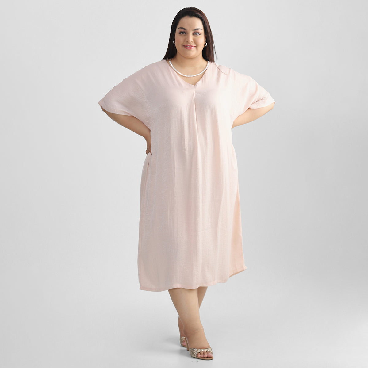 Pink Skies Kaftan For Plus Size Women