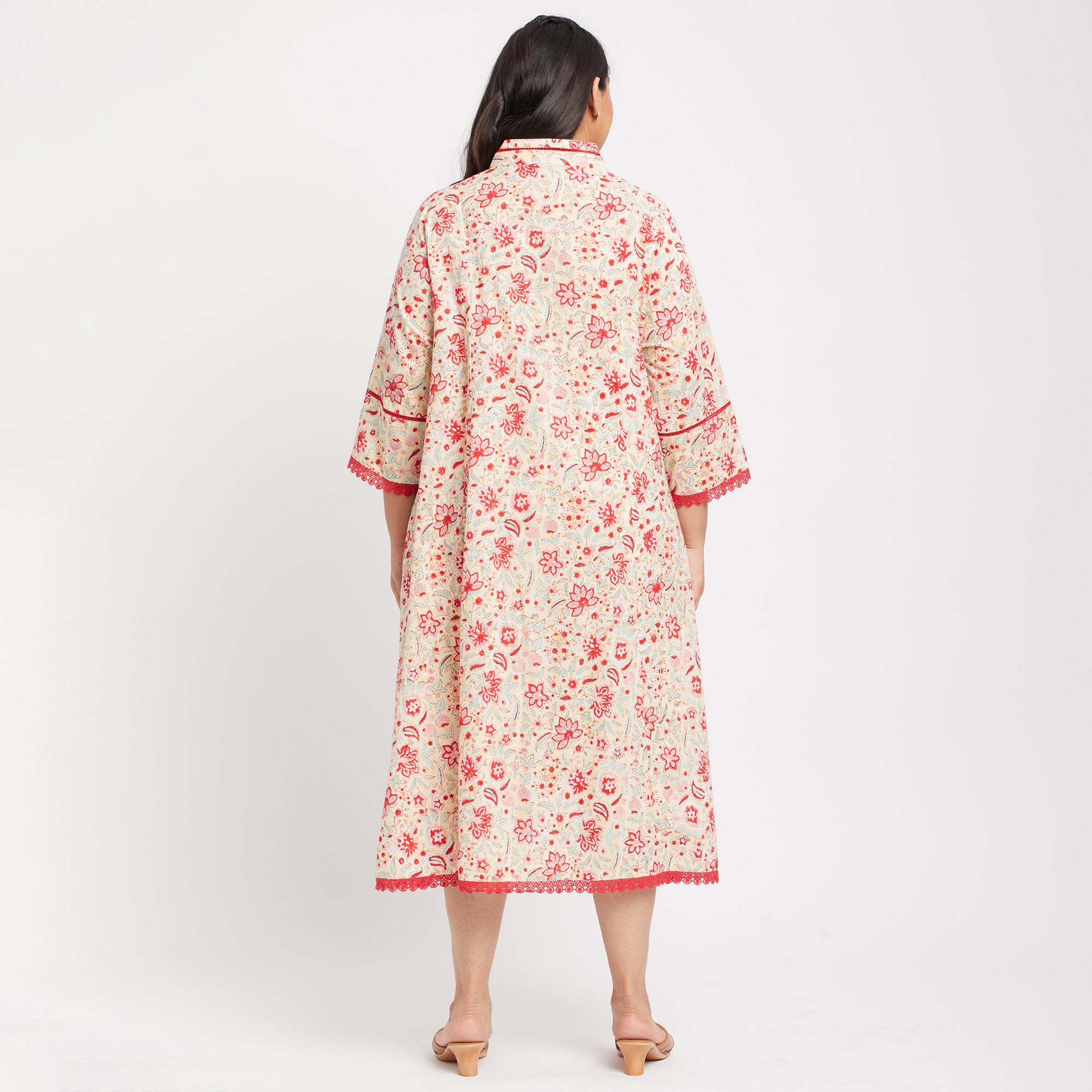 Printed Floral Ethnic Plus Size Tunic