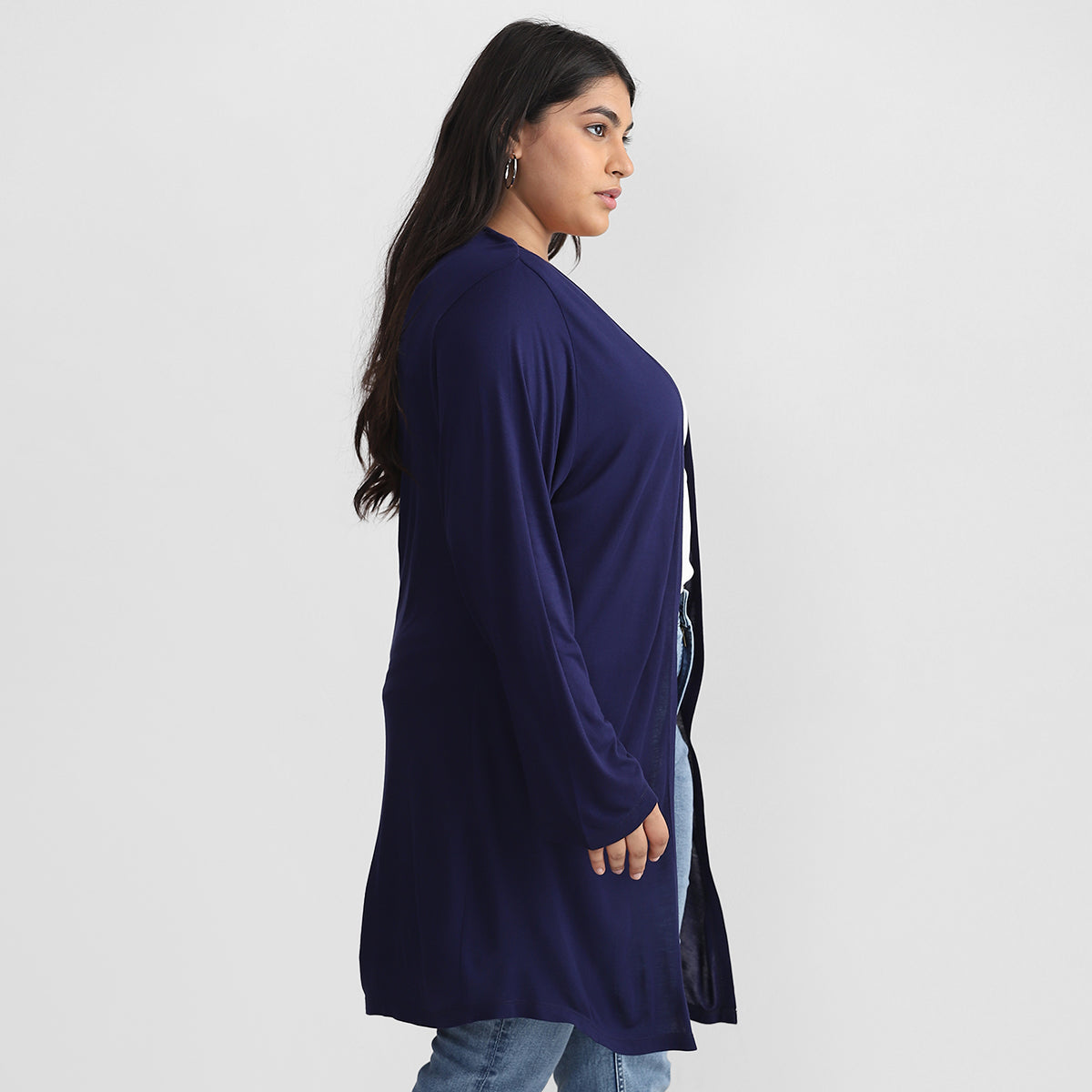 Navy blue clearance shrug plus size