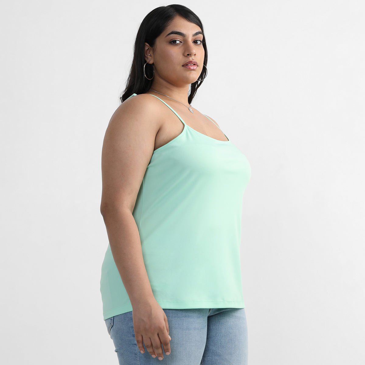 Plus Size Mint Camisole 