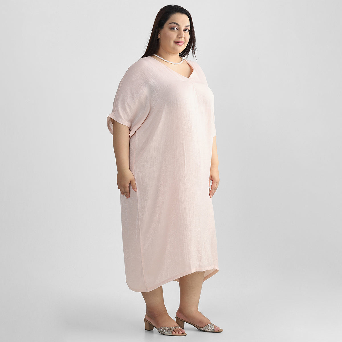 Pink Skies Kaftan For Plus Size Women