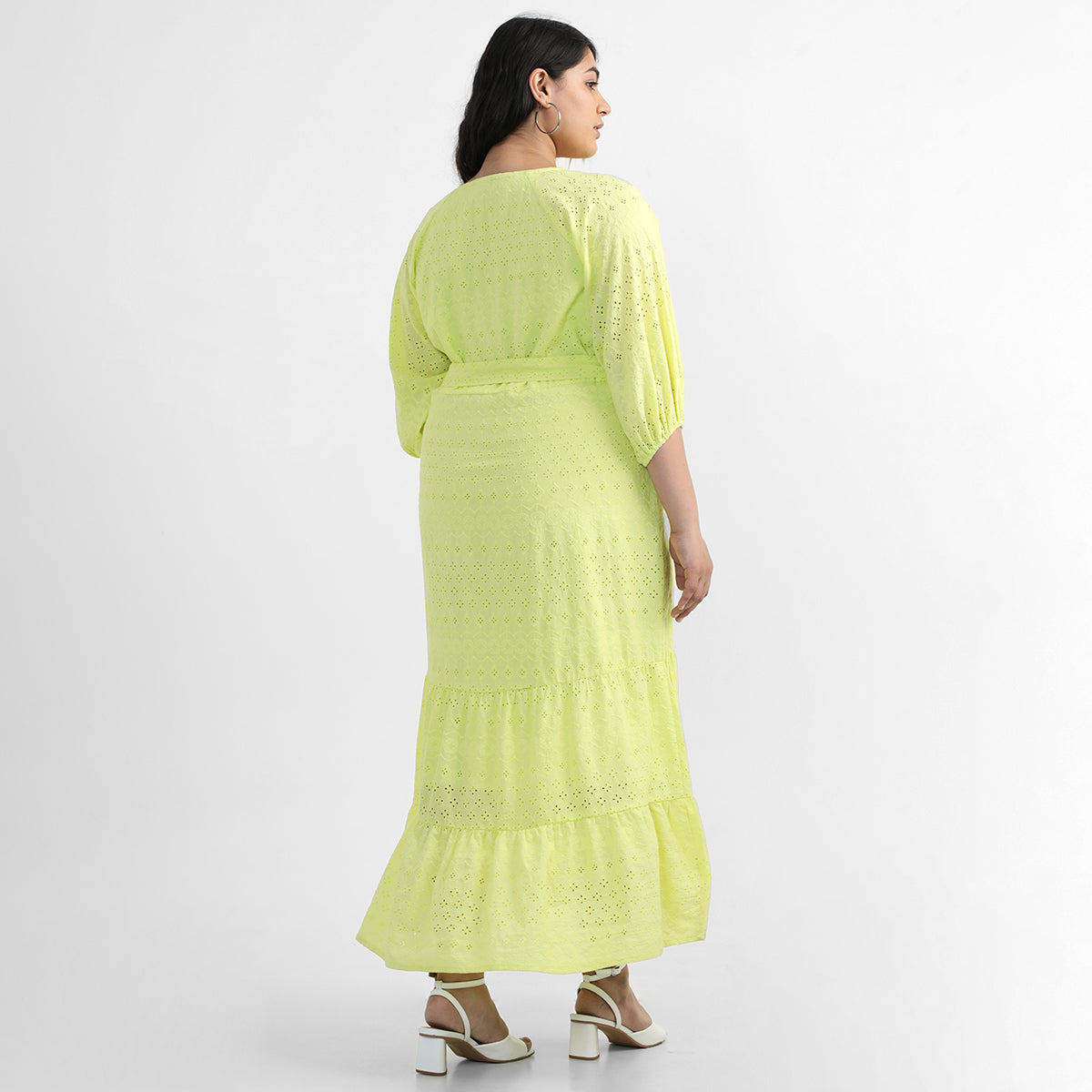 Plus Size Lemon Drop Midi Dress 