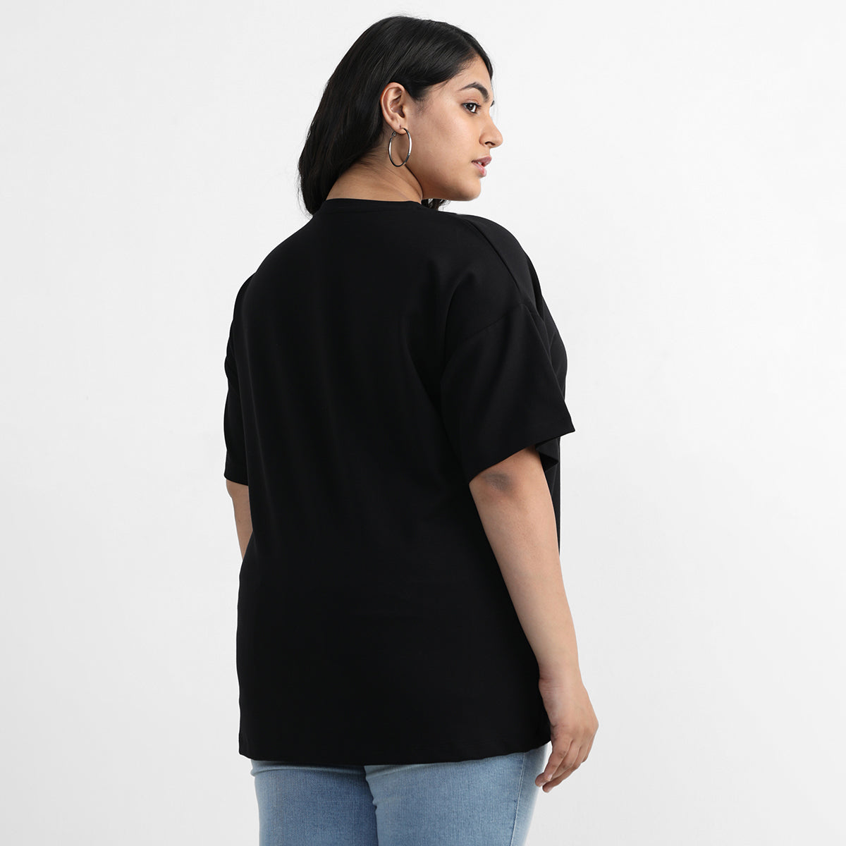 Jersey T-shirt For Plus Size Women