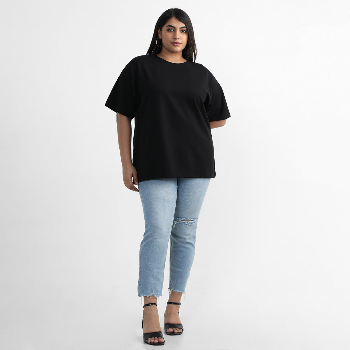 Jersey T-shirt For Plus Size Women