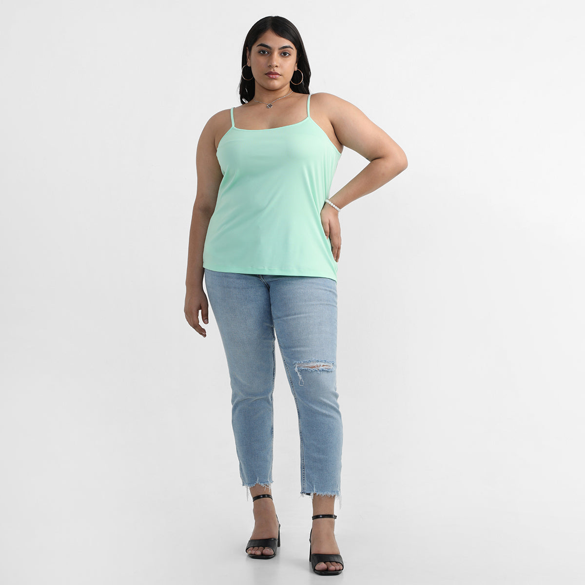 Plus Size Mint Camisole 