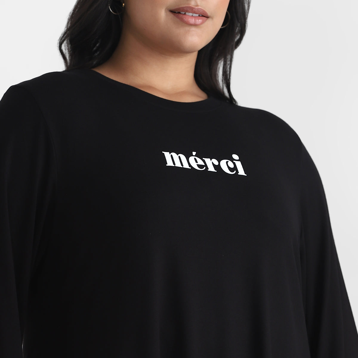 Viscose Jersey Printed Plus Size Top